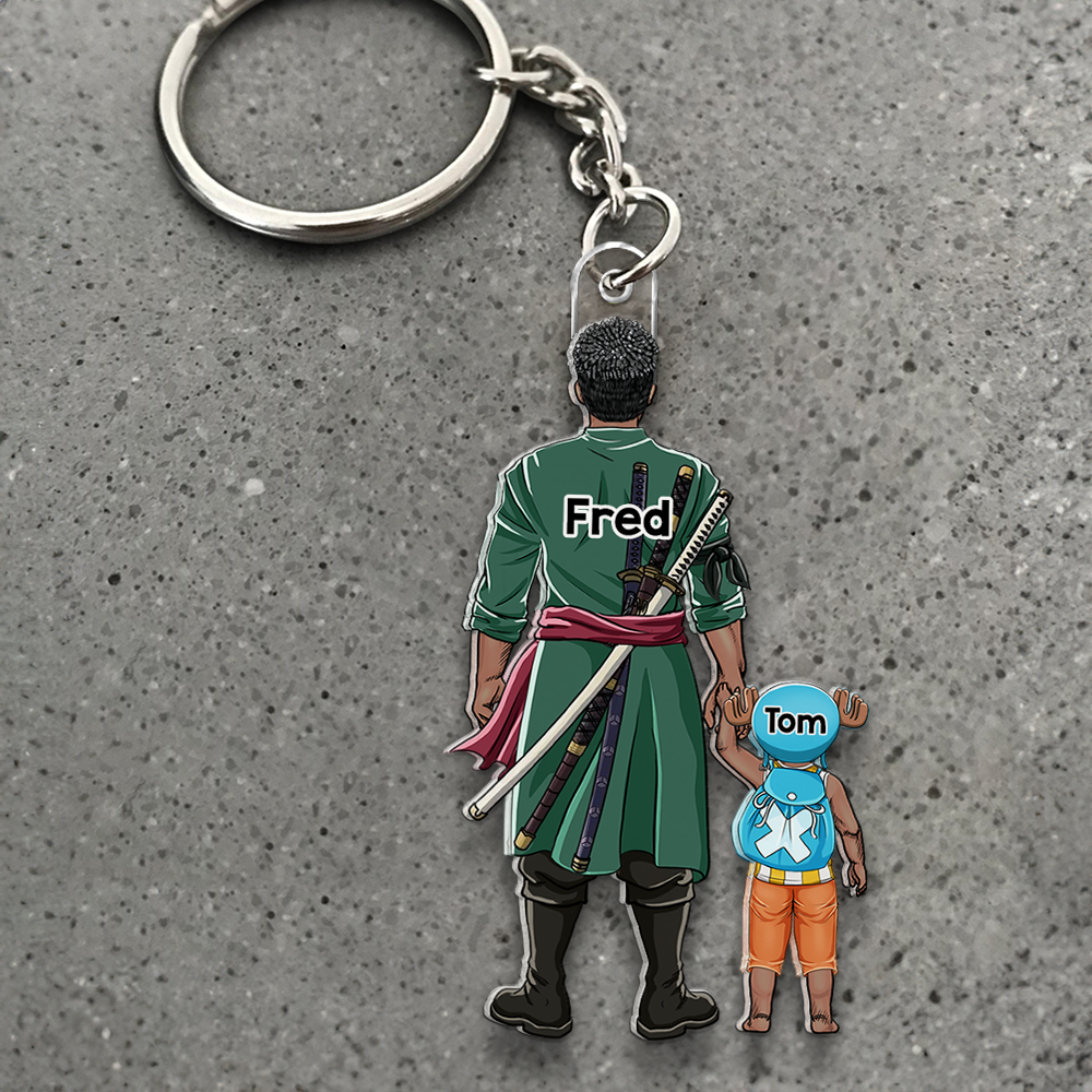 Dad Keychain- Personalized Gifts For Dad 02qhhu120525pa-Homacus