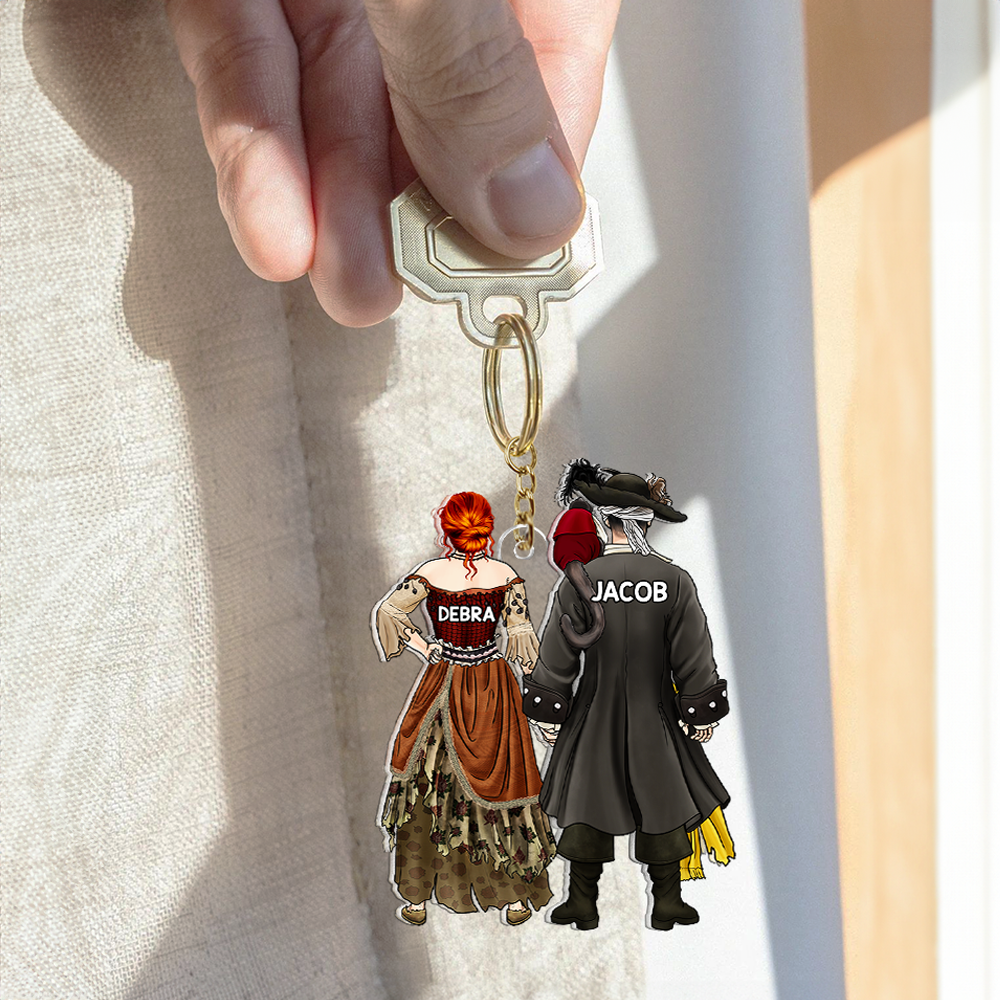 Personalized Gifts For Couple Keychain 13qhhu110125pa-Homacus