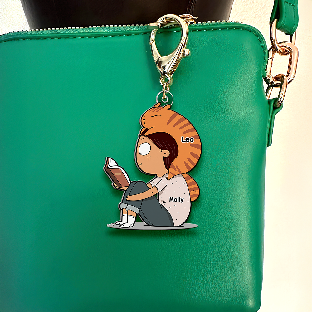 Personalized Gifts For Cat Lover Keychain 03QHHU130325TM-Homacus
