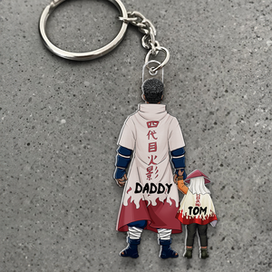 Dad Keychain - Personalized Gifts For Dad 01qhhu120525pa-Homacus