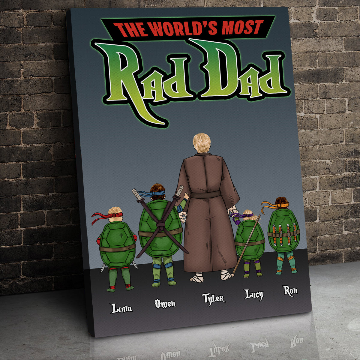 Personalized Gifts For Dad Canvas Poster Print 04huhu310523-Homacus