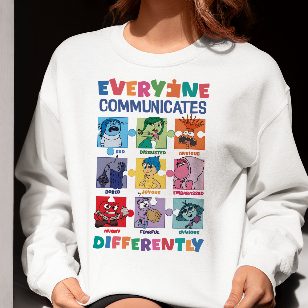 Autism Awareness Shirt Everyone Communicates Differently 02hupu240225-Homacus