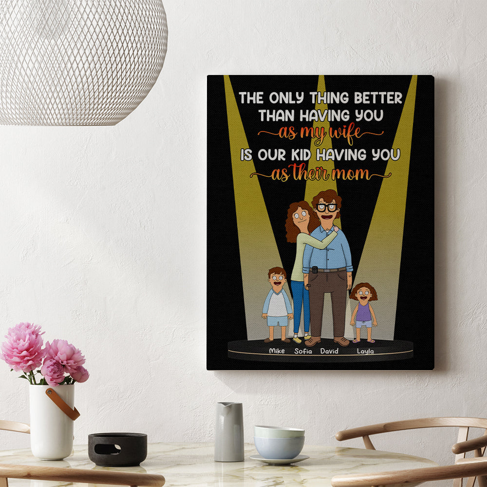Personalized Gifts For Wife Canvas Print Mother's Day 05KAMH140325HG-Homacus