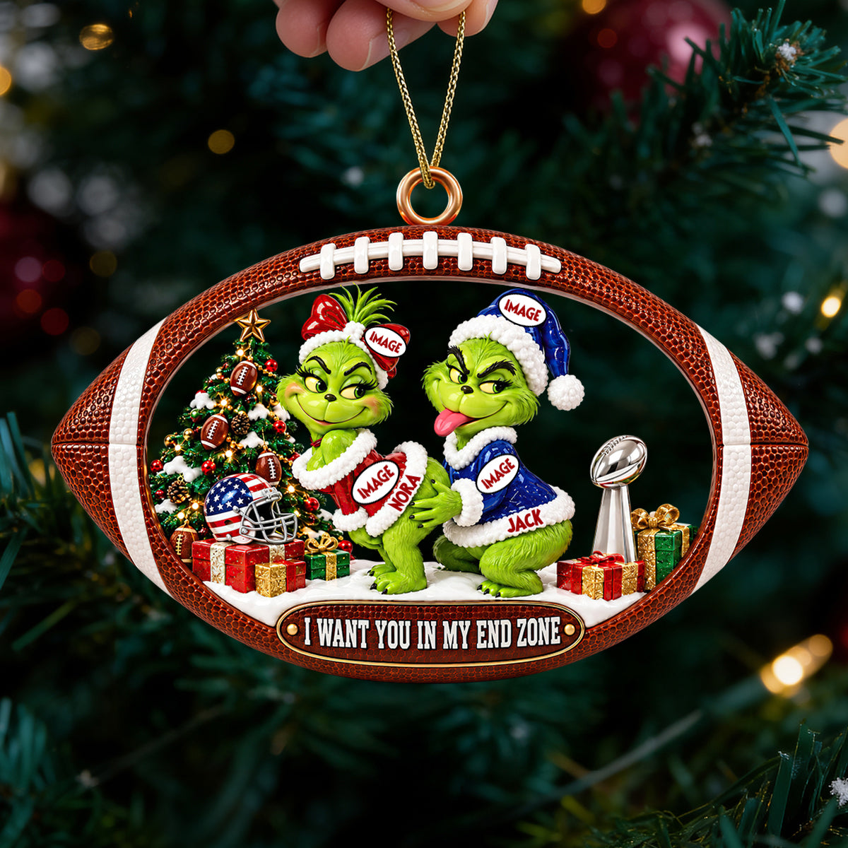Playfully Naughty Couple Christmas Ornament - Personalized Gifts For Couple 01ohdt071026-Homacus