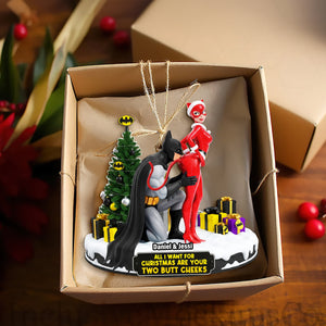 Cheeky Masked Couple Ornament - Personalized Gifts For Couple 04ohlu150925-Homacus