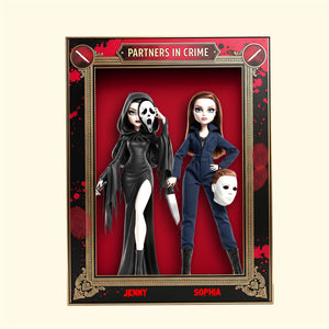 Horror Besties Plaque - Personalized Gifts For Besties 01natn180825-Homacus