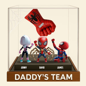 Dad Team Plaque - Personalized Christmas Decor Gifts For Dad 03natn190525-Homacus
