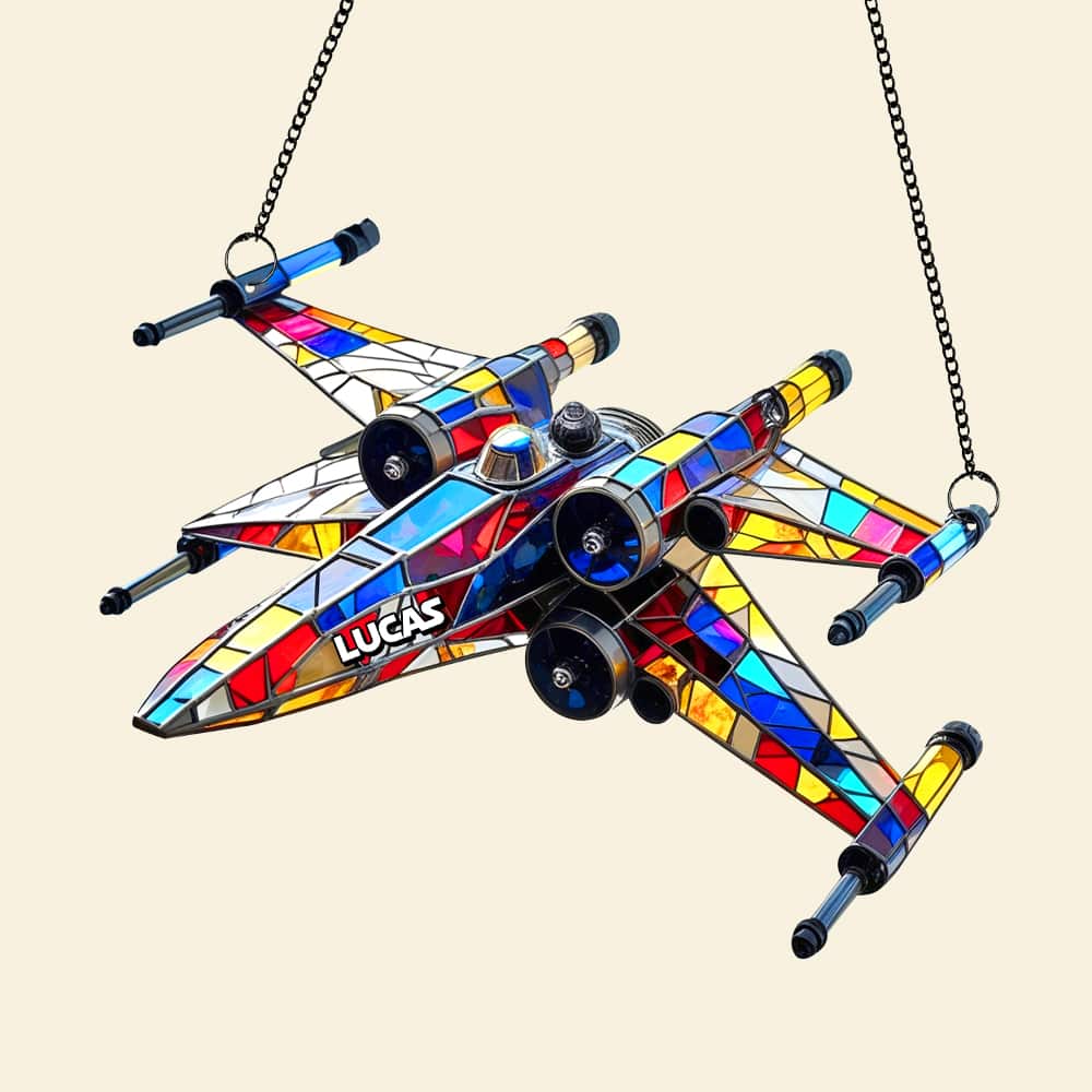 Spaceship Suncatcher - Personalized Gifts For Galaxy Lovers 05tgtn040825-Homacus