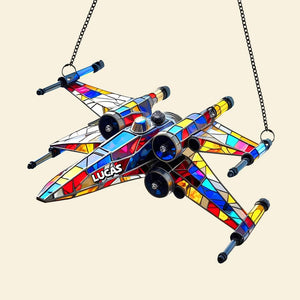 Spaceship Suncatcher - Personalized Gifts For Galaxy Lovers 05tgtn040825-Homacus
