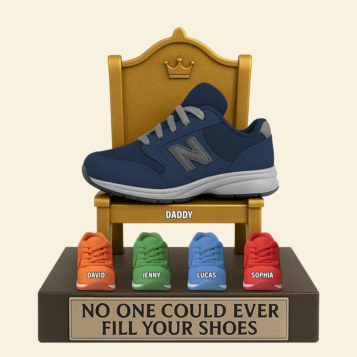 Sneaker Dad Plaque - Personalized Gifts For Dad 02natn060525-Homacus