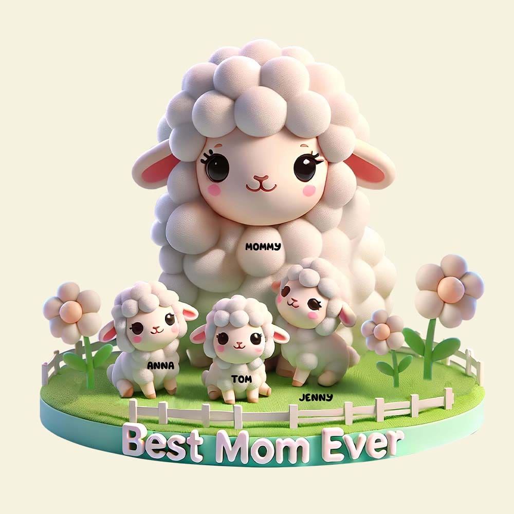 Personalized Gifts For Mom Plaque 04katn030425 Best Mom Ever-Homacus