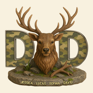 Hunting Deer Plaque Personalized Gifts For Dad 03xqtn170425 Hunting Lovers-Homacus