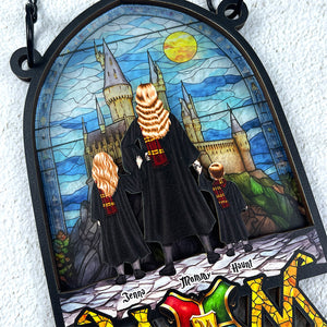 Personalized Gifts For Mom Window Hanging Suncatcher Ornament Mother's Day Wizard Mom 04HULU270325TM-Homacus