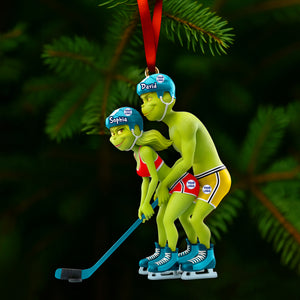 A Playful Twist Acrylic Ornament - Personalized Gift For Sporty Couple 04OHLU291025-Homacus