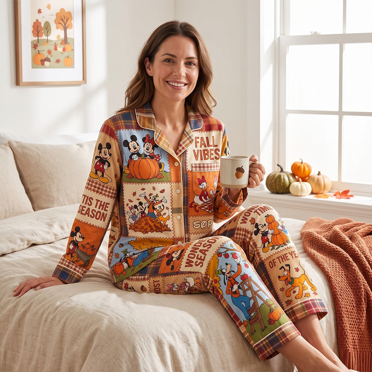 Beloved Autumn Pajama Set - Personalized Gifts 05QHTN250826
