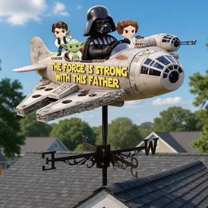 Futuristic Dad Metal Weather Vane - Personalized Gifts For Dads 04OHDT120526-Homacus