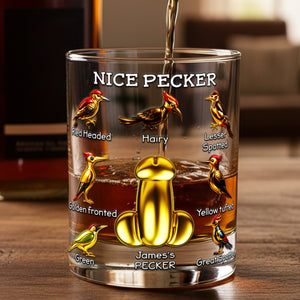 Naughty Bit Round Glass - Personalized Gifts For Him 02NALU251125-Homacus