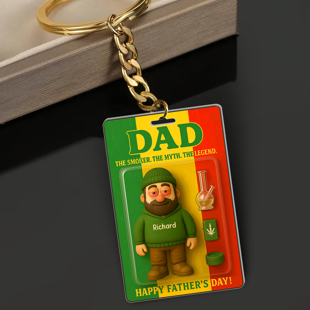 The Legend Dad Acrylic Keychain - Personalized Gifts For Father 02TOQN260425-Homacus