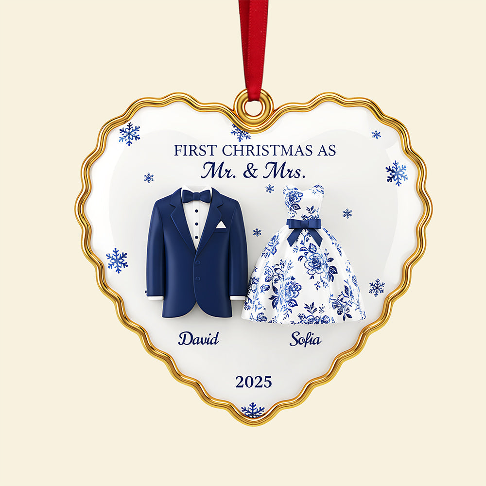 Personalized Gifts For Newlyweds Christmas Ornament 02pgta260925-Homacus
