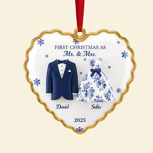 Personalized Gifts For Newlyweds Christmas Ornament 02pgta260925-Homacus