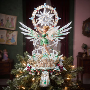 Winter Fairy Acrylic Christmas Tree Topper - Personalized Gifts For Christmas 02halu020926