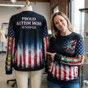 Proud Autism Parent - 250th Of The USA - Personalized Gifts 06toqn040226-Homacus