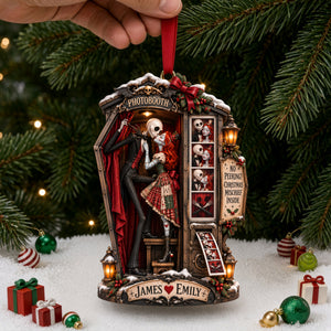 Spooky Couple Acrylic Ornament - Personalized Christmas Gifts For Couple 04halu210926