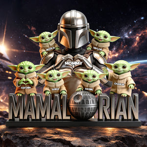 Universe Mom And Kids Acrylic Plaque - Personalized Gifts For Mother's Day Plaque 04KILU020326-Homacus