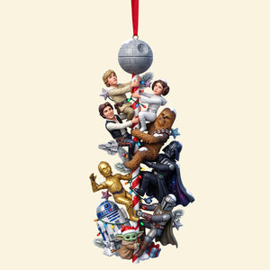 Funny Climbing Cosmic Characters Christmas Ornament - Personalized Gifts For Movie Lovers 04natn120926-Homacus
