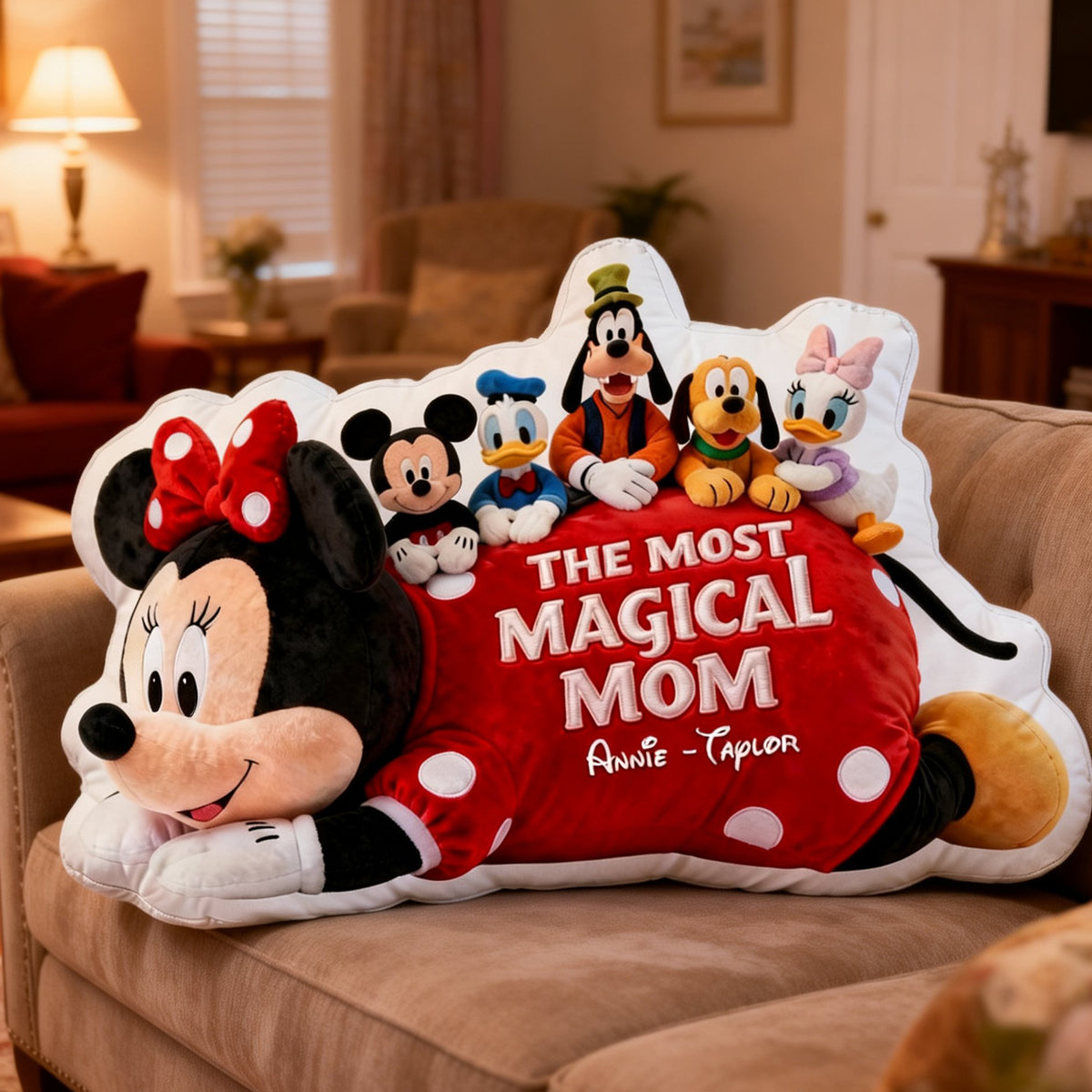 Most Magical Mom Shaped Pillow - Personalized Gift For Mom 01KILU050226-Homacus