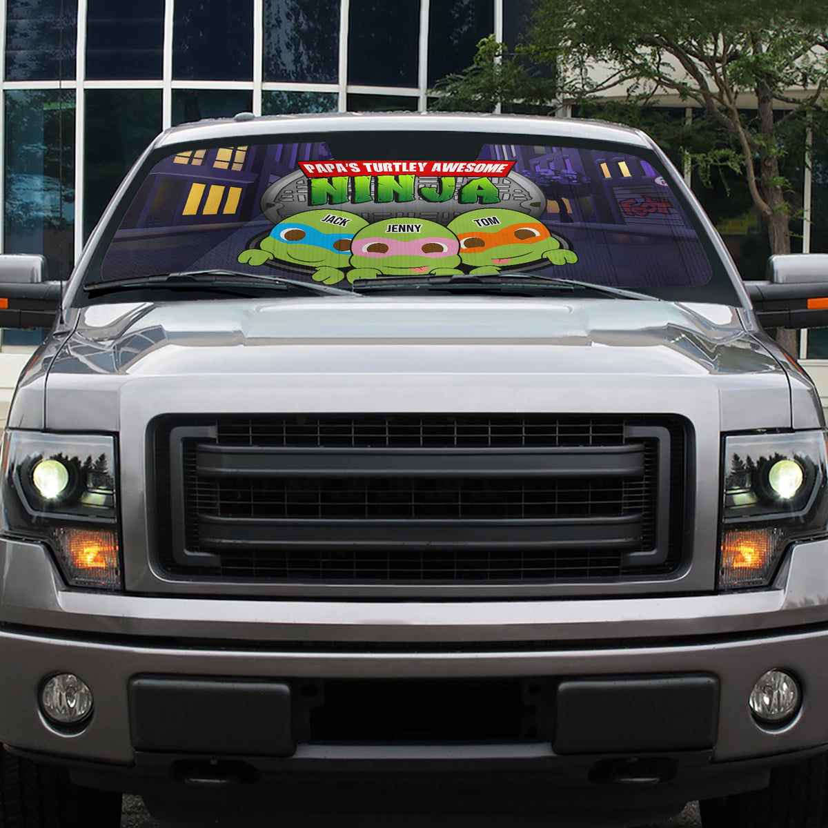 Personalized Gifts For DAD Windshield Sunshade 04httn300524-Homacus