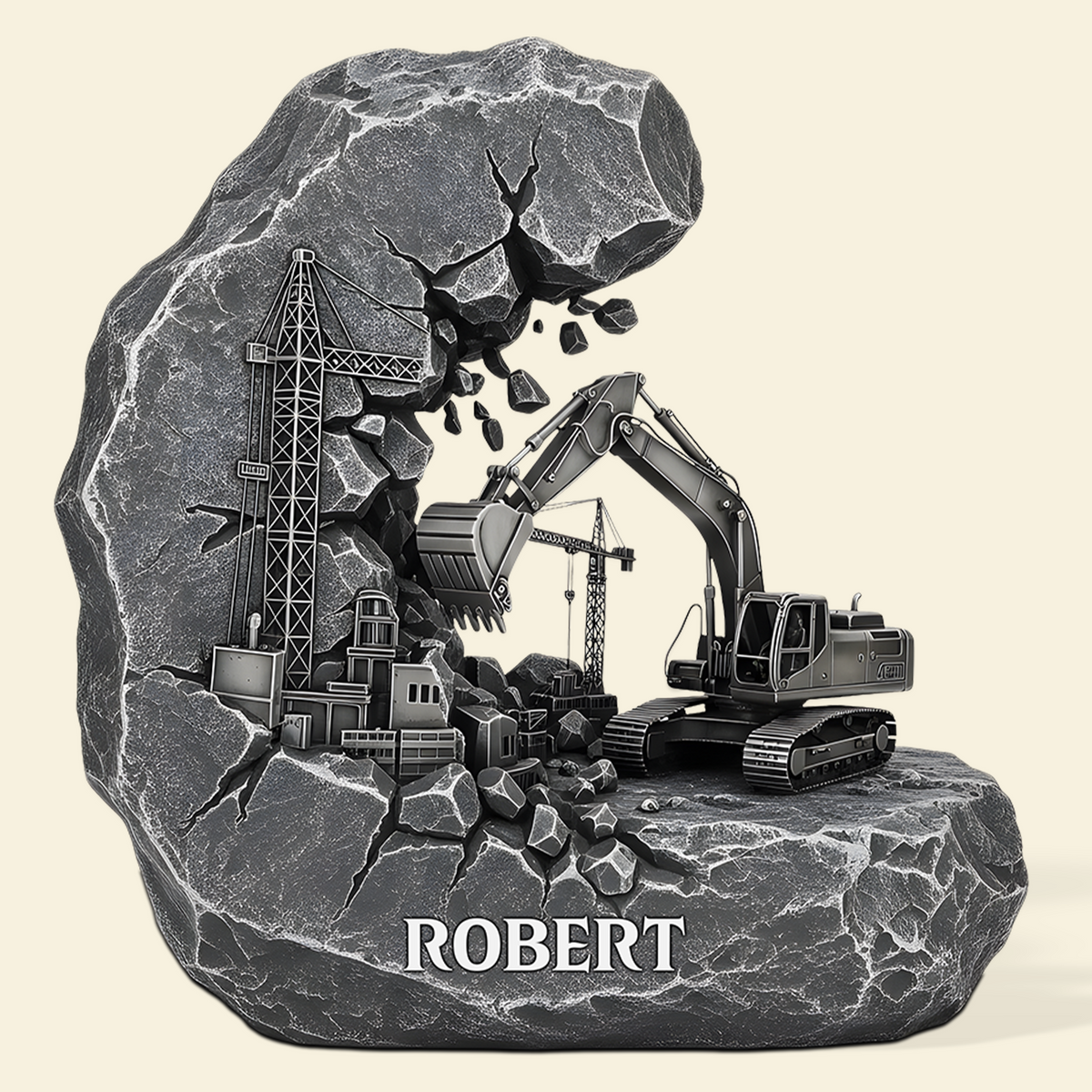 Excavator Operator Acrylic Plaque - Personalized Gifts For Construction Worker 03qhpu110625-Homacus