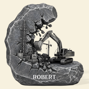 Excavator Operator Acrylic Plaque - Personalized Gifts For Construction Worker 03qhpu110625-Homacus