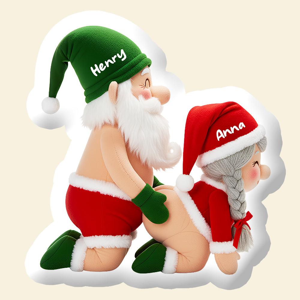 Gnome Old Couple Pillow Personalized Gifts For Couple 01OHDT131125-Homacus