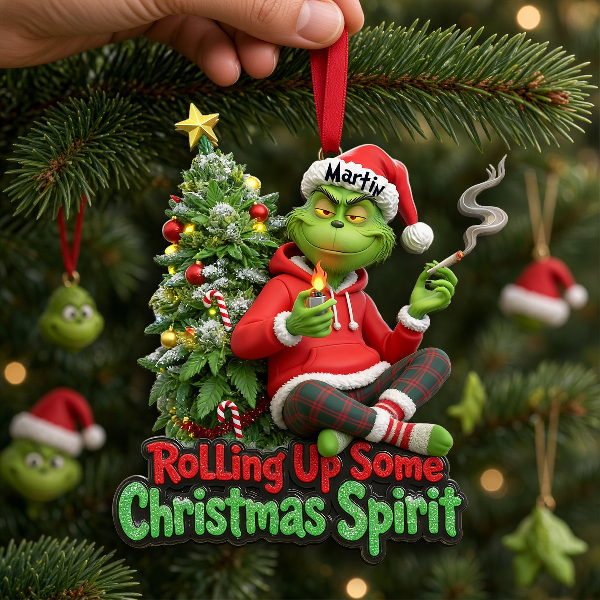 Holiday Chill Mode Christmas Ornament - Personalized Gifts For Christmas 08tolu061026-Homacus