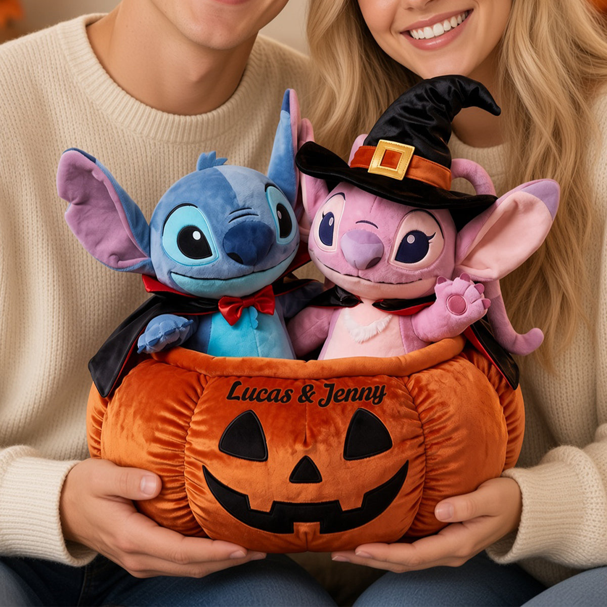 Spooky Sweetheart Custom Shaped Pillow - Personalized Gifts For Couples 01pgtn240826