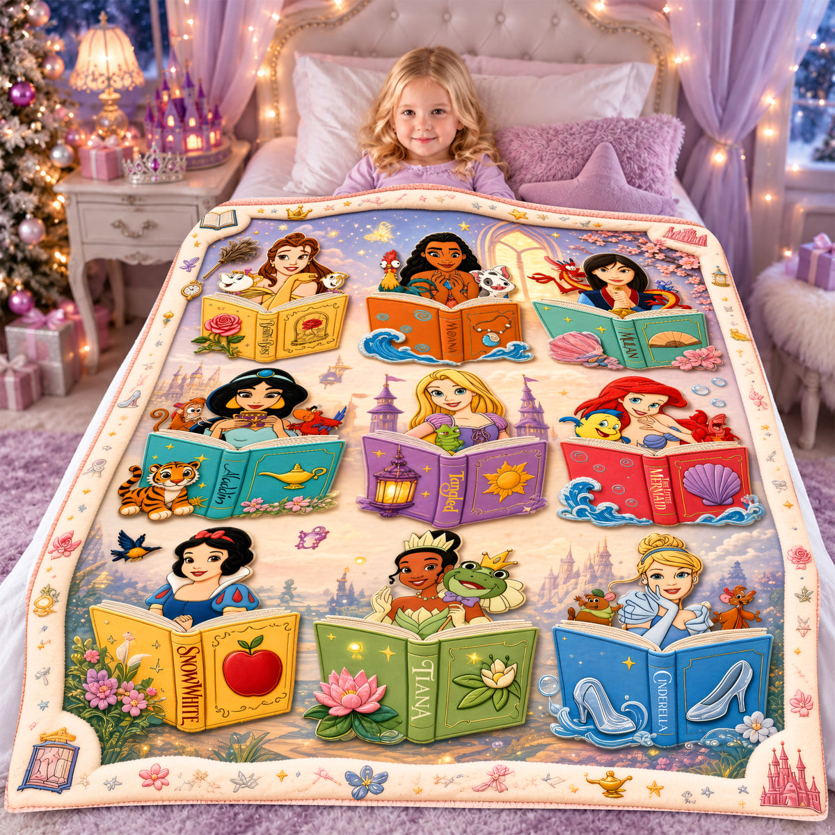 Magical Storybook Blanket - Personalized Gifts For Kid 04naqn061026-Homacus