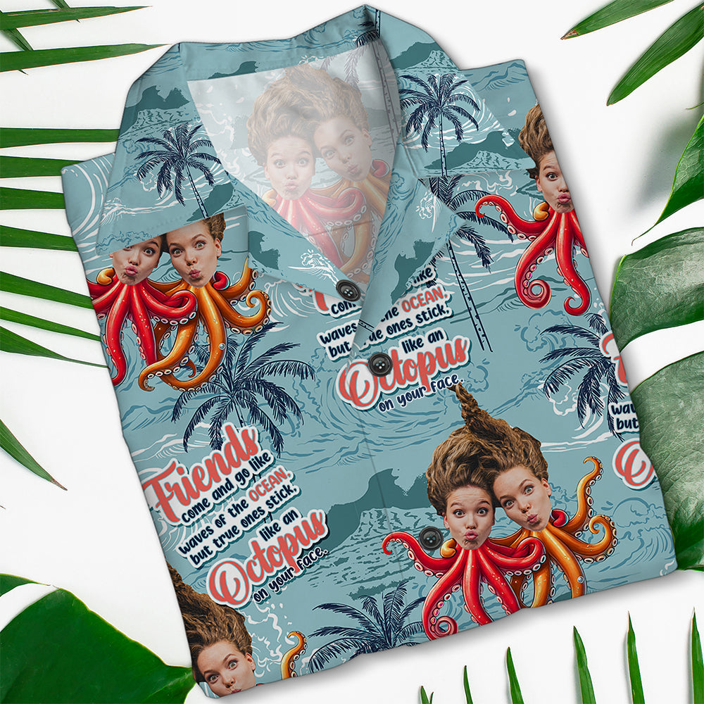 Friends Hawaiian Shirt - Custom Face Photo Gifts Custom Photo Gifts-Homacus
