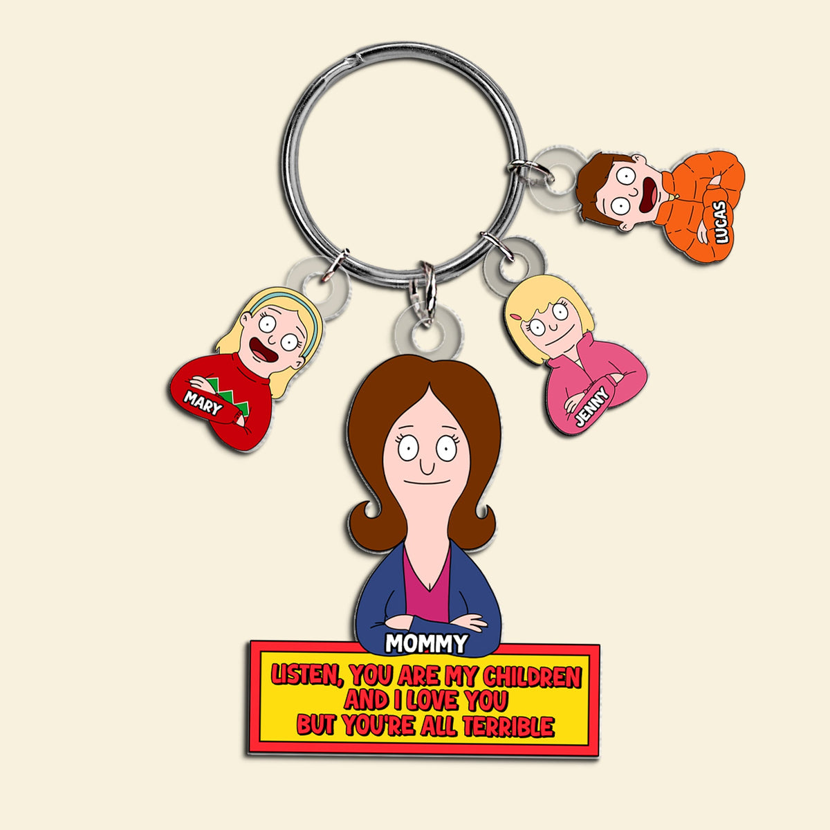 Personalized Gifts For Mom Keychain 06totn140225hg-Homacus