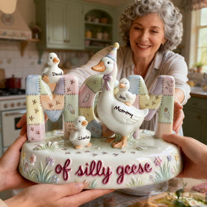 Mom Of Silly Goose Acrylic Plaque - Personalized Gifts For Moms 04qhlu270226-Homacus
