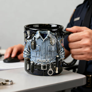 Proud Officer Coffee Mug – Personalized Gift for Police Officers 01PALU170126-Homacus