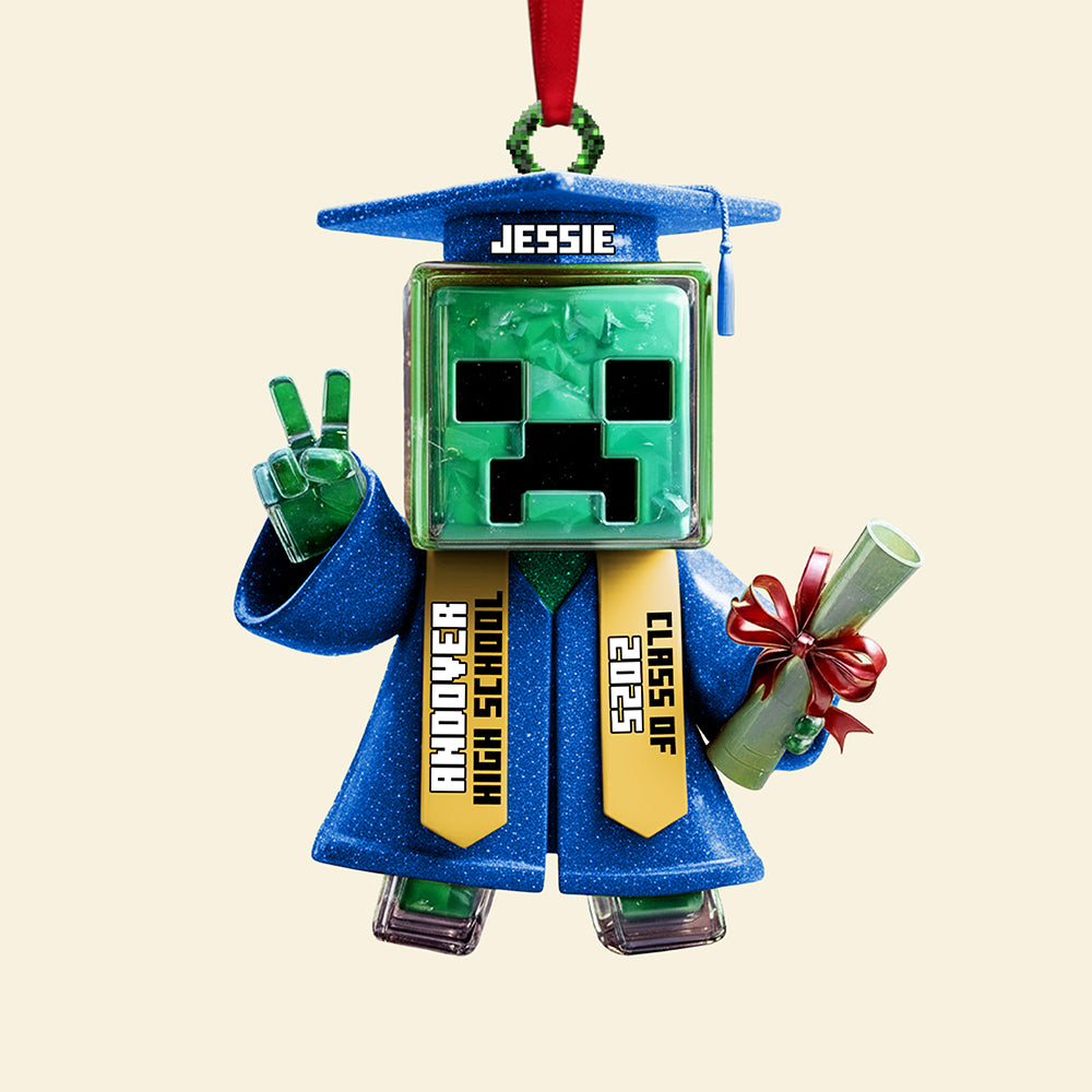 Graduation Ornament - Personalized Gift For Graduation Christmas Ornament 01TGTA221025-Homacus