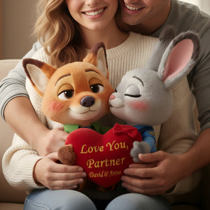 Coworker Couple Pillow - Personalized Gifts For Couple Pillow 02PGLU081225-Homacus