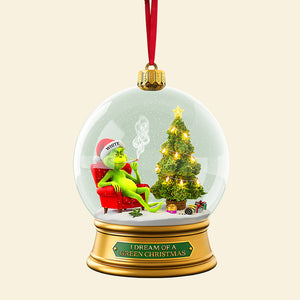 Green Chill Monster Ornament - Personalized Gifts For Herb Lovers 02tota120825-Homacus