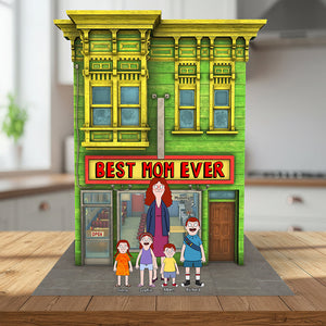 Personalized Gifts For Mom Plaque Best Mom Ever 011naqn090425hg-Homacus