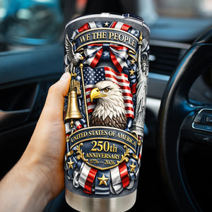 America 250th Anniversary Tumbler - Personalized Gifts 02toqn030326-Homacus