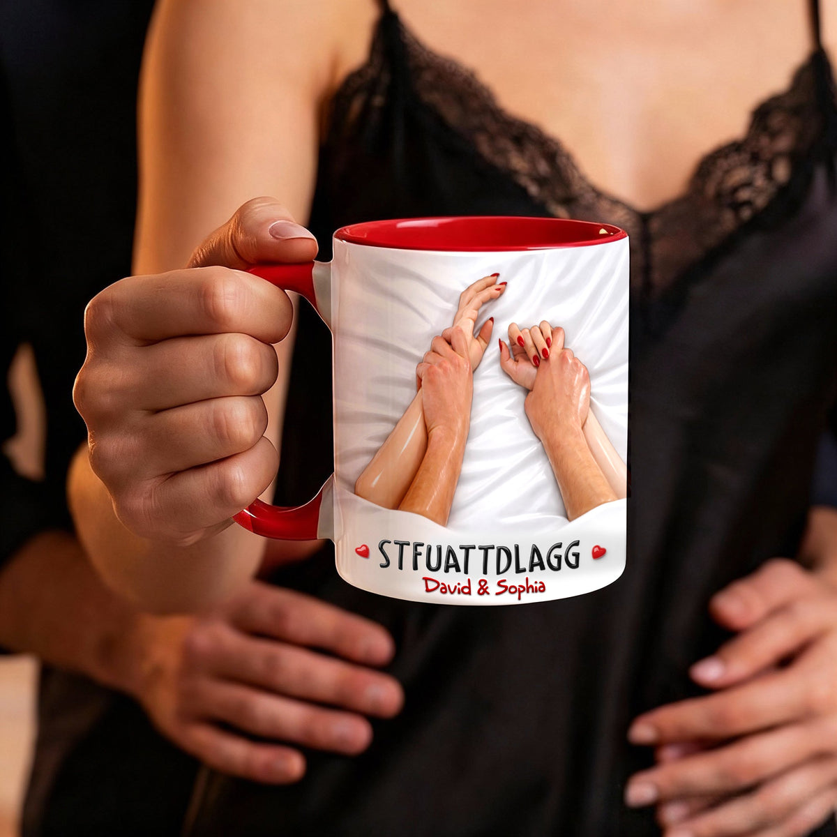 Naughty Together Couple Coffee Accent Mug - Personalized Gift For Couple 03HULU270126-Homacus