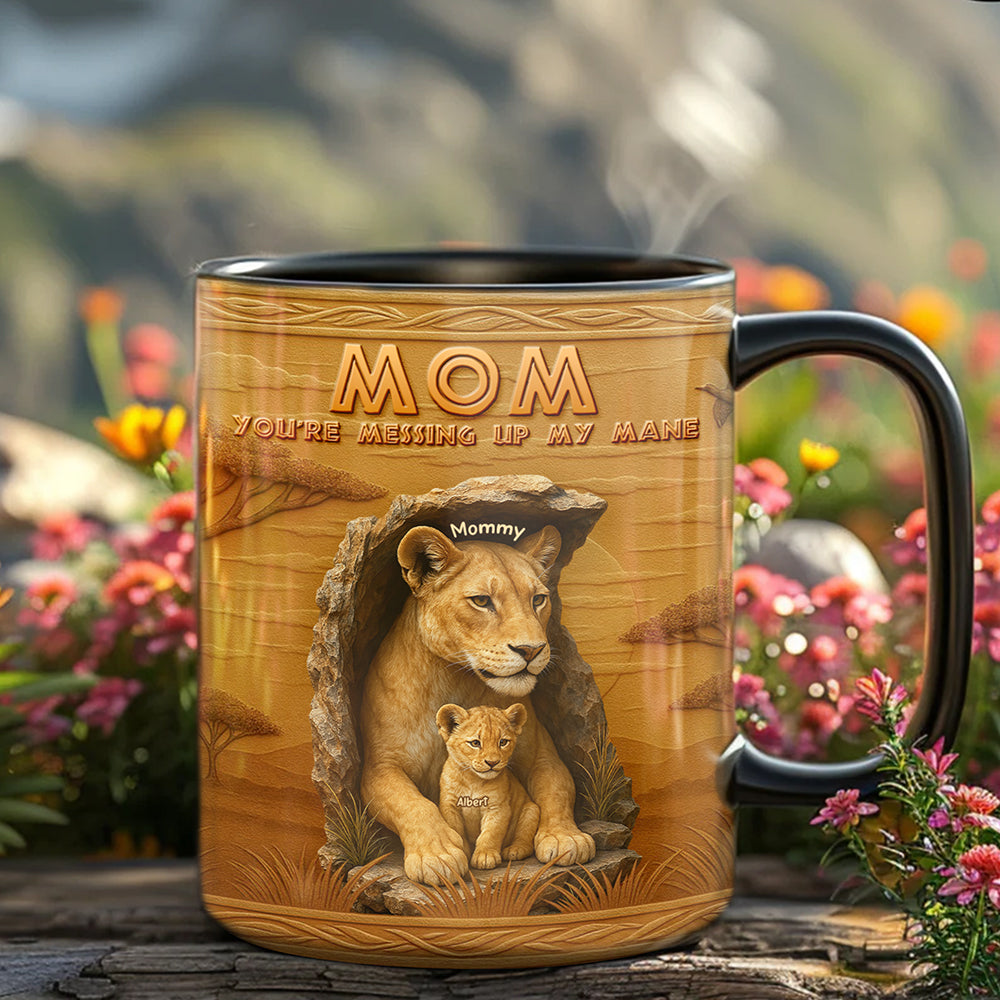 Lion Mom Coffee Mug- Personalized Gifts For Mother 02xqqn050425-Homacus