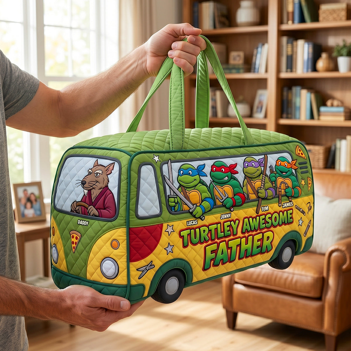 Awesome Father Duffle Bag - Personalized Gifts For Dads 02natn210426-Homacus