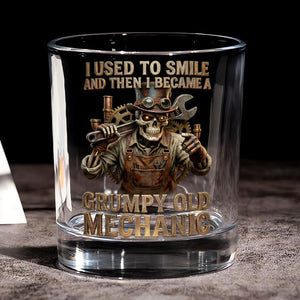 Grumpy Old Mechanic Decanter Set - Personalized Gift For Mechanics 04PADT030326